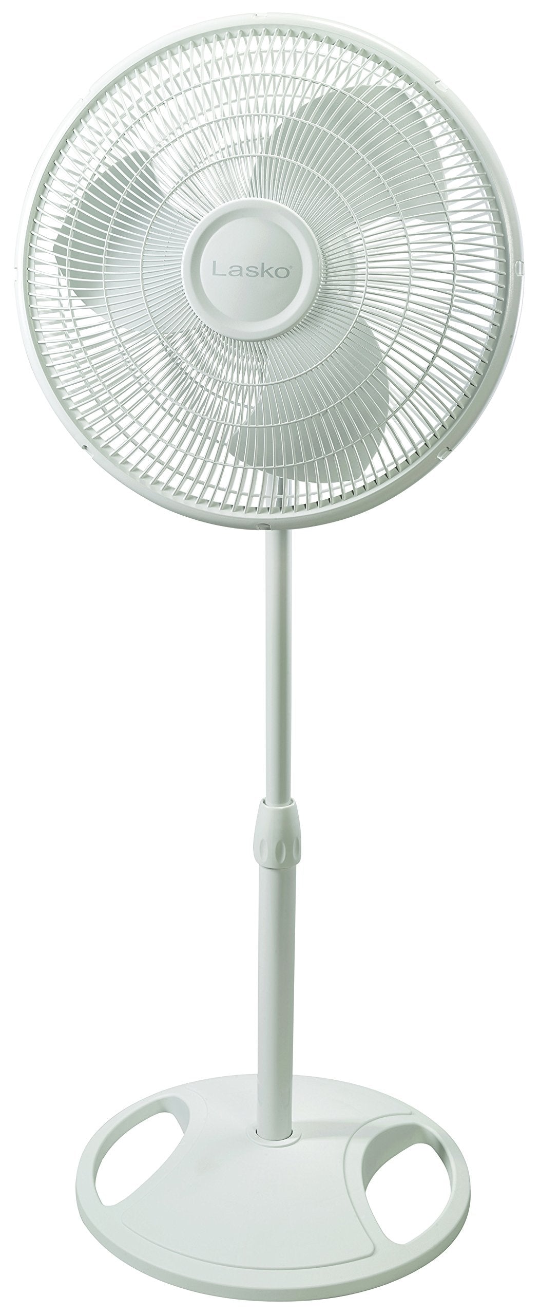White 16 Inch and Black 18 Inch Oscillating Pedestal Stand Fans E289765