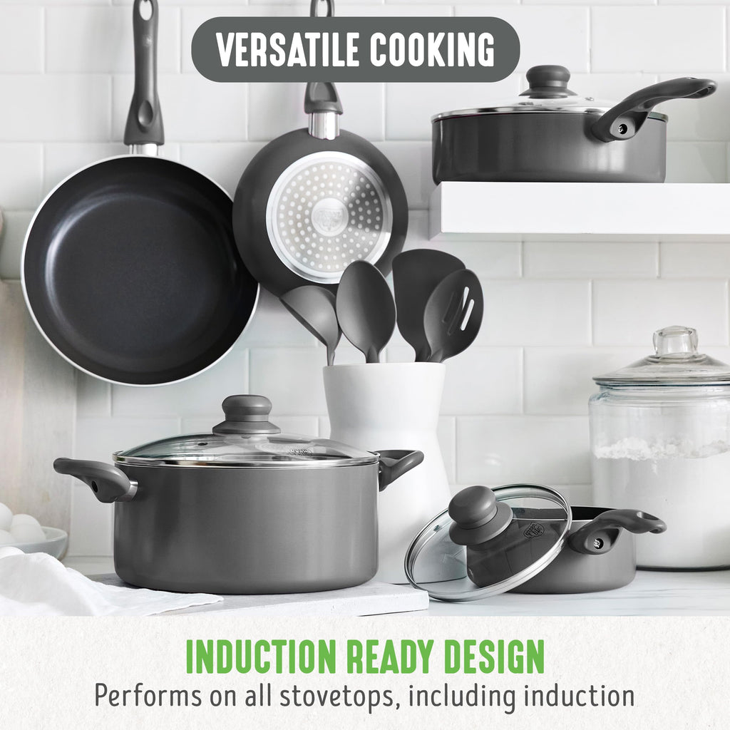12 Piece Ceramic Nonstick Cookware Set F47013