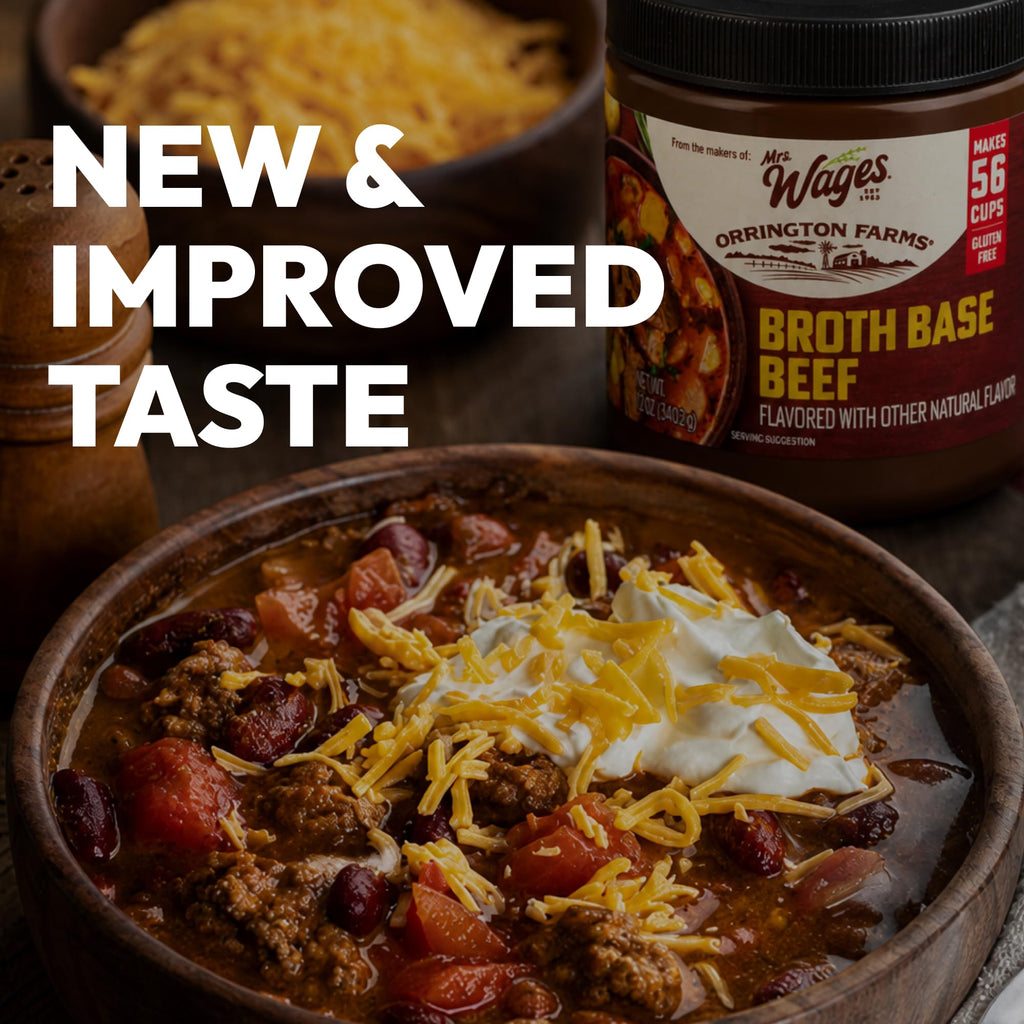 Beef Broth Base Granulated Bouillon Seasoning 12 oz Jar U105188