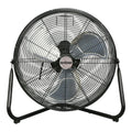 High Velocity Metal Orbital Floor Fan, 3 Speeds, Black, 20in W9993