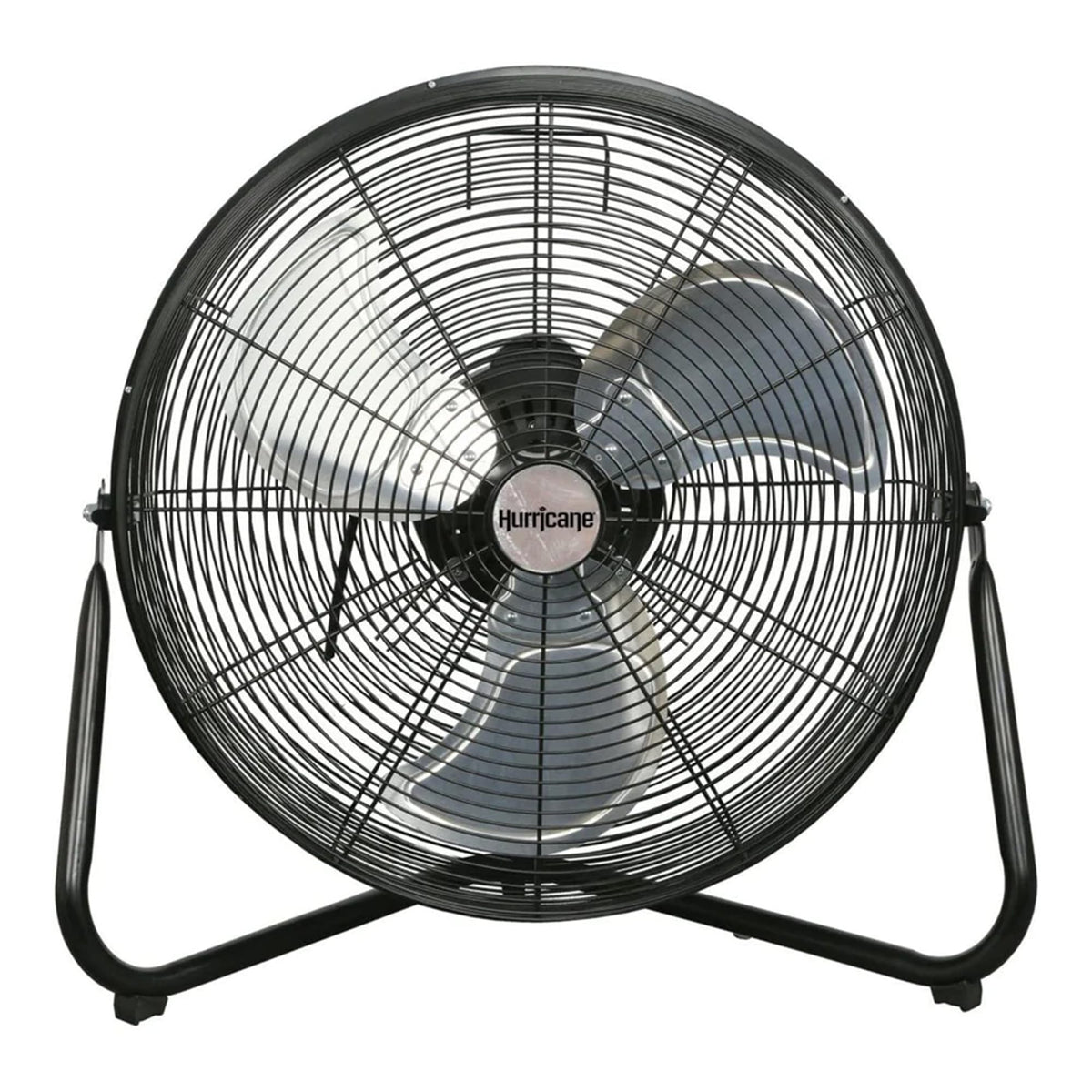 High Velocity Metal Orbital Floor Fan, 3 Speeds, Black, 20in W9993