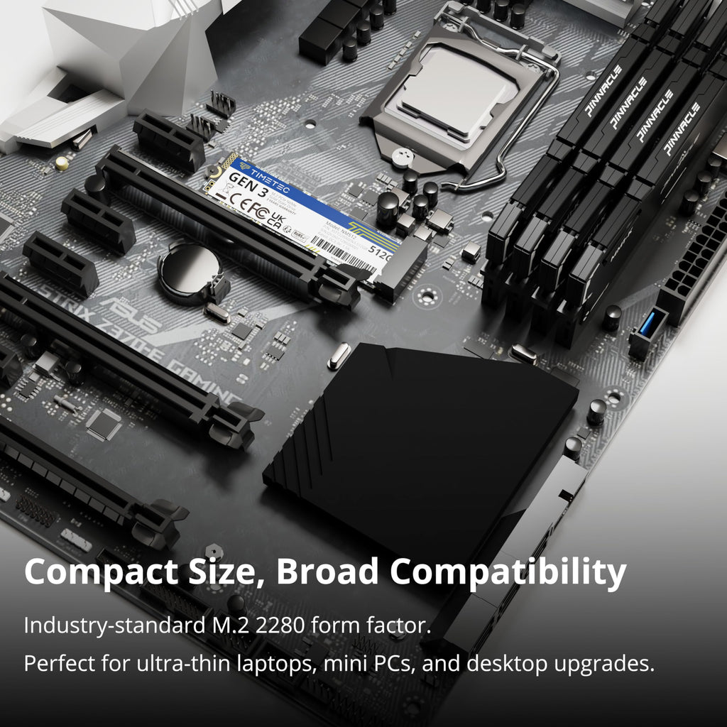 512GB NVMe PCIe M.2 2280 Internal SSD A2077