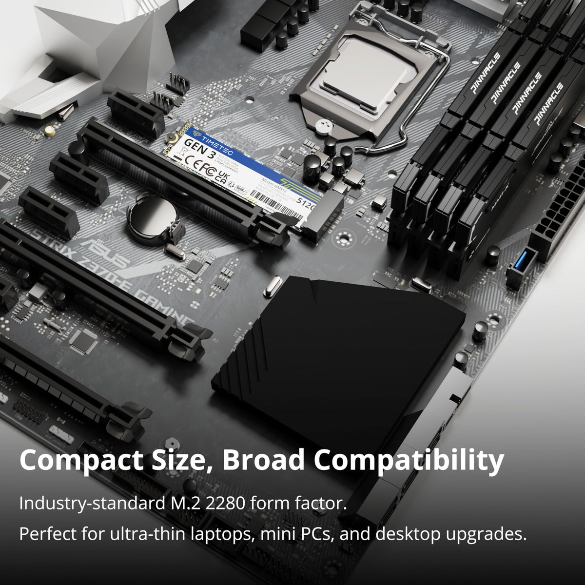 512GB NVMe PCIe M.2 2280 Internal SSD A2077