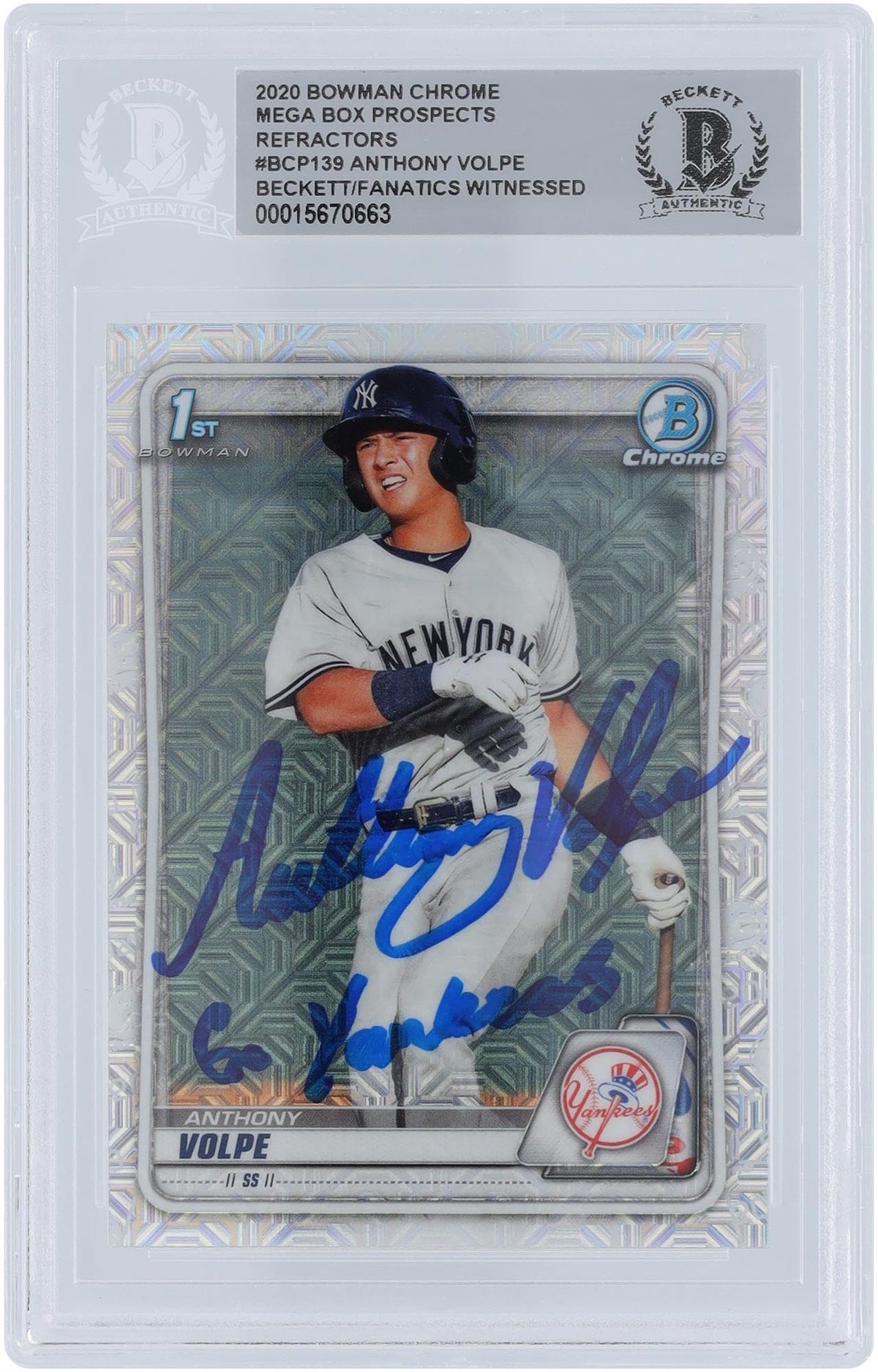 Autographed Baseball Card V28504