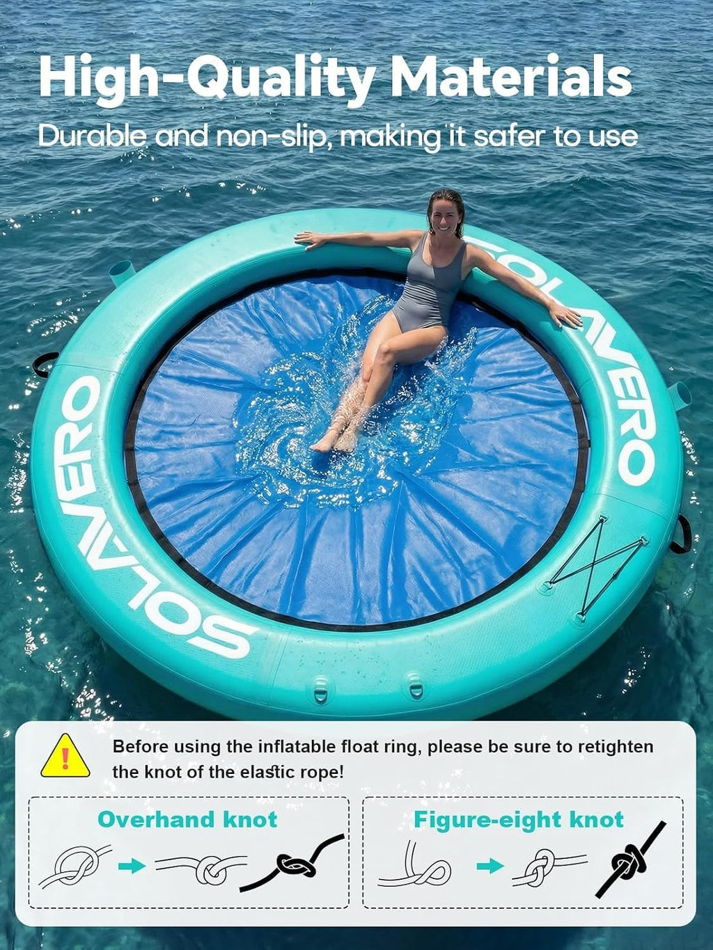 Inflatable Floating Dock and Water Hammock R249004