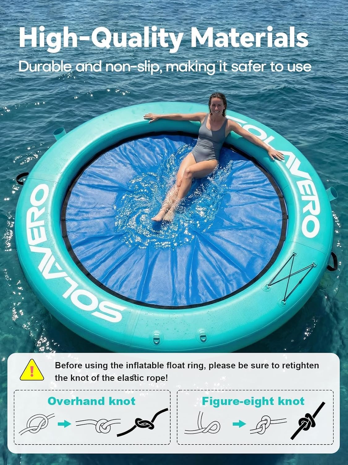 Inflatable Floating Dock and Water Hammock R249004