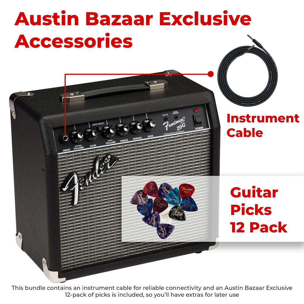 Black Guitar Combo Amplifier with Cable G9277