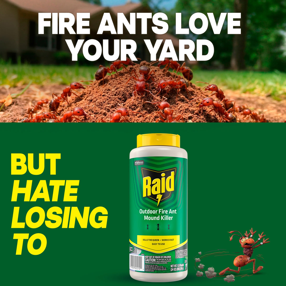 Outdoor Fire Ant Killer Dust 24 oz P85054