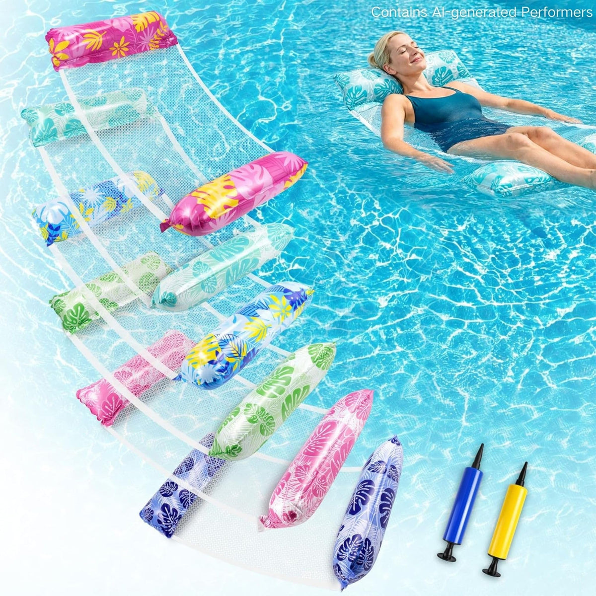 Inflatable Pool Float 6 Pack K8146